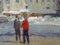 Constantine Kluge, Saint Germain-Des-Prés Under the Snow, Öl auf Leinwand, 1950er 2