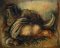 Marc Sterling, Natura morta con pollo, Olio su tela, XX secolo, Immagine 1