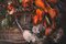 Arturs Amatnieks, Natura morta con fiori e cesto, 2021, Olio su tela, Immagine 7