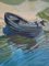 Alvis Zemzaris, Barca sulla sponda del fiume, Olio su cartone, Immagine 3