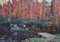 Valiahmetov Amir Hasnulovitch, Autumn Day at the Lake, Oil on Canvas, 1985 1