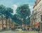 Constantine Kluge, Place Beauvau, Paris, Oil on Canvas, 1940, Framed, Image 9