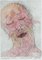 Juris Putrams, Sleeping Man, 1990s, Etching & Watercolor, Image 1