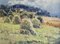 Edgars Vinters, Hay Stacks, 1981, Huile sur Carton 1