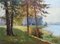 Edgars Vinters, Lakeside, 1959, óleo sobre cartón, Imagen 1