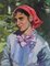 Alfejs Bromults, Gypsy Woman, 1959, Oil on Cardboard, Image 1