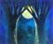 Laimdots Murnieks, Moonlight, 2000, Oil on Cardboard 1