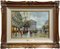 Antoine Blanchard, Parisian Street Scene, óleo sobre lienzo, años 50, enmarcado, Imagen 2