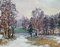Purens Indulis, The First Snow, 1989, Oil on Cardboard 1