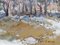 Purens Indulis, The First Snow, 1989, Oil on Cardboard 2