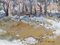 Purens Indulis, The First Snow, 1989, óleo sobre cartón, Imagen 2