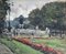 Oto Plader, Jardin Marco Polo, olio su cartone, anni '30, Immagine 1