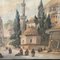 Grand Artiste Européen, Mosquée à Constantinople, Fin 1800s, Gouache & Aquarelle 8