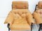 Lounge Chairs in Leather with Footrests by Percival Lafer, 1970s, Set of 4 4