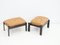 Lounge Chairs in Leather with Footrests by Percival Lafer, 1970s, Set of 4 12