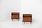 Mid-Century Italian Nightstands in Wood and Glass, 1950s, Set of 2, Image 11