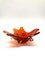 Mid-Century Italian Sommerso Amber Murano Glass Bowl from Seguso, 1970s, Image 2