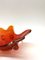 Mid-Century Italian Sommerso Amber Murano Glass Bowl from Seguso, 1970s, Image 6