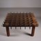Low Coffee Table in Wood and Glass 3