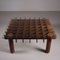 Low Coffee Table in Wood and Glass, Image 3