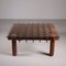 Low Coffee Table in Wood and Glass 10