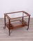 Serving Trolley in Wood and Glass by Cesare Lacca, 1950s, Image 2