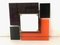 Postmodern Black and Orange Wall Mirrors, 1980s, Set of 2 12