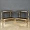 20th Century Chrome & Glass G-Shaped Side Tables, 1970s, Set of 2 5