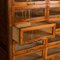 Mueble de mercería inglés de nogal con 18 cajones, años 20, Imagen 3