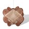 Mid-Century Portuguese Wood & Straw Hanging Light, 1960s, Image 4