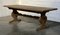French Bleached Oak Extendable Farmhouse Dining Table, 1920s 38