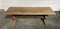 French Bleached Oak Extendable Farmhouse Dining Table, 1920s 22
