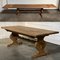 French Bleached Oak Extendable Farmhouse Dining Table, 1920s 17
