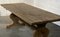 French Bleached Oak Extendable Farmhouse Dining Table, 1920s 36