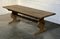French Bleached Oak Extendable Farmhouse Dining Table, 1920s 37