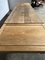 French Bleached Oak Extendable Farmhouse Dining Table, 1920s, Image 10