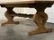French Bleached Oak Extendable Farmhouse Dining Table, 1920s 33
