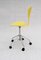Model 3117 Office Swivel Chair in Yellow by Arne Jacobsen for Fritz Hansen, 1995 4