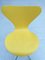 Silla giratoria de oficina modelo 3117 en amarillo de Arne Jacobsen para Fritz Hansen, 1995, Imagen 9