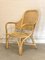 Armchairs in Bamboo and Vienna Straw, 1970s, Set of 2 11