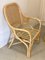 Armchairs in Bamboo and Vienna Straw, 1970s, Set of 2 3