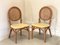 Chairs in Bamboo and Vienna Straw from Gervasoni, 1980s, Set of 2 3