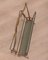 Vintage Golden Brass and Glass Magazine Rack from Maison Baguès, Image 6