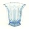 Polnische Art Deco Vase von Zawiercie Glassworks, 1930er 9