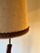 Lámpara de pie francesa Mid-Century de teca y latón, años 50, Imagen 3