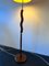Mid-Century French Floor Lamp in Teak and Brass, 1950s 9