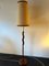 Mid-Century French Floor Lamp in Teak and Brass, 1950s 7