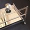 French Art Deco Chromed Coat Rack with Mirror, 1940s 6