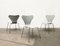 Vintage Danish Model 3107 Chairs by Arne Jacobsen for Fritz Hansen, Set of 3, Image 3