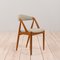Teak and Gray Wool Model 31 Chairs and Table by Kai Kristiansen from Schou Andersen, 1960s, Set of 4 6